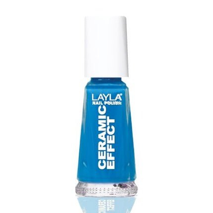 Layla Cosmetics 1243R23 - 038 Ceramic Effect Nail Polish Aquamarine 0.01l - Maison des fragrances