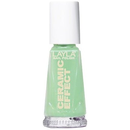 Layla Cosmetics 1243R23 - 056 Ceramic Effect Nail Polish - Grass in the Wind 10ml - Maison des fragrances