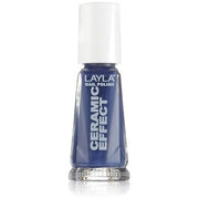 Layla Cosmetics 1243R23 - 068 Ceramic Effect Nail Polish Pacific Blue 10ml - Maison des fragrances
