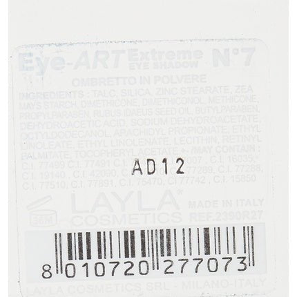 Layla Cosmetics Eye Art Extreme Eyeshadow No. 7 1.3oz - Maison des fragrances