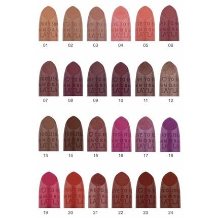 LAYLA Cosmetics Immoral Shine Lipstick N.7 Pool Night - Maison des fragrances