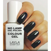 Layla Cosmetics Milano No Lamp Polish Colour Gel Carbon Black 10ml - Maison des fragrances