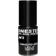LAYLA COSMETICS One Step Gel Nail Polish 100 Black Number 2 - Maison des fragrances