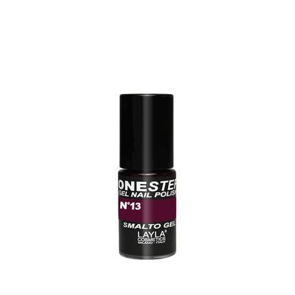 Layla Cosmetics One Step Gel Nail Polish Black Cherry 0.005L - Maison des fragrances