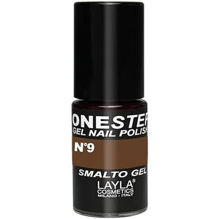 LAYLA COSMETICS One Step Gel Nail Polish Dark Brown Sugar Number 9 - Maison des fragrances