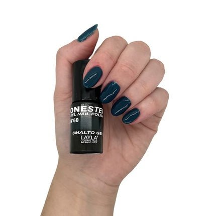 Layla Cosmetics One Step Gel Nail Polish Green Vogue 5ml - Maison des fragrances