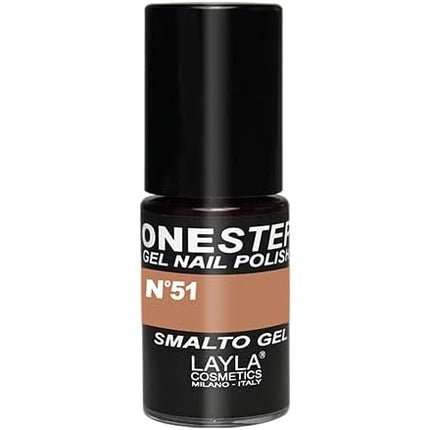 Layla Cosmetics One Step Gel Nail Polish Love Chocolate 5ml - Maison des fragrances