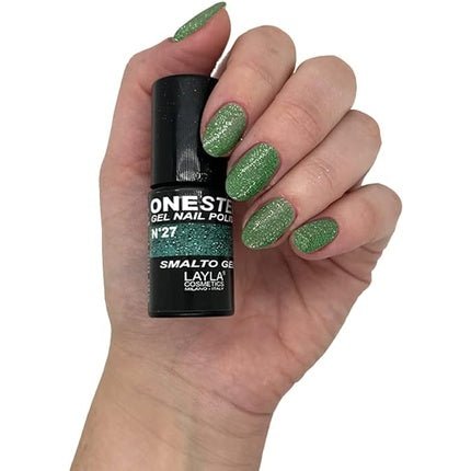 LAYLA COSMETICS One Step Gel Nail Polish Lux Grass Number 27 - Maison des fragrances