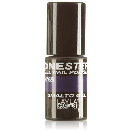 Layla Cosmetics One Step Gel Nail Polish Purple Panic 5ml - Maison des fragrances