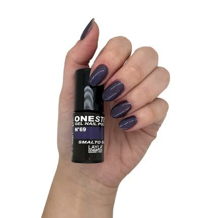 Layla Cosmetics One Step Gel Nail Polish Purple Panic 5ml - Maison des fragrances