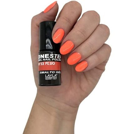 LAYLA COSMETICS One Step Gel Nail Polish Sunset Fluo Number 33 - Maison des fragrances