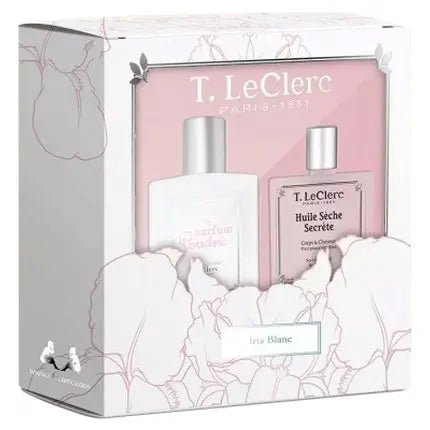 Leclerc T Leclerc Coffret Parfum Et Huile Iris Blanc - A Luxurious Fragrance And Oil Gift Set Coffret (Coffret) Mixte - Maison des fragrances