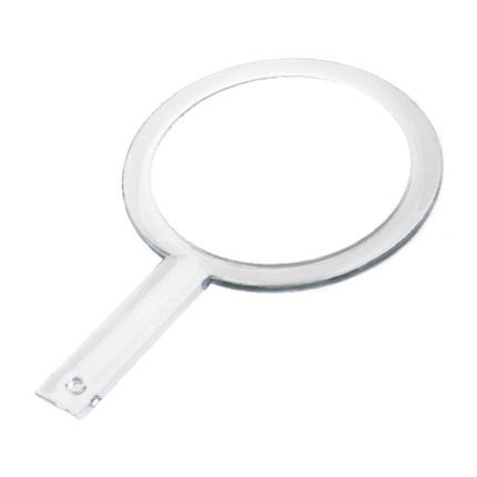 Leek Transparent Hand Mirror 7x Magnifying - Maison des fragrances