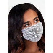 Leg Avenue Harlow Rhinestone Mask White One Size - Maison des fragrances