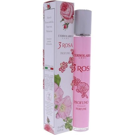 L'Erbolario 3 Rosa Eau de Parfum (EDP) Mixte 15ml - Maison des fragrances