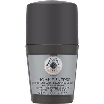 L'Homme Cedar Roll-On Deodorant 50ml - Maison des fragrances