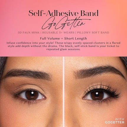 Lilly Lashes 3D Self Adhesive Eyelashes No Lash Glue Needed - Maison des fragrances