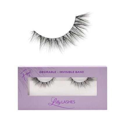 Lilly Lashes Sheer Band False Eyelashes with Invisible Band - Maison des fragrances