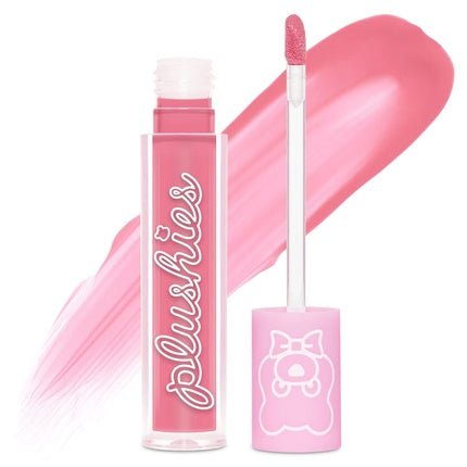 Lime Crime Plushies Soft Matte Lipstick Rosebud Sheer Nude - Pink Blackberry Candy Scent - Talc - Free & Paraben - Free - Maison des fragrances
