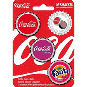 Lip Smacker Coca - Cola Collection Flavored Lip Balms - Classic Coke, Cherry Coke, Fanta Strawberry - Maison des fragrances
