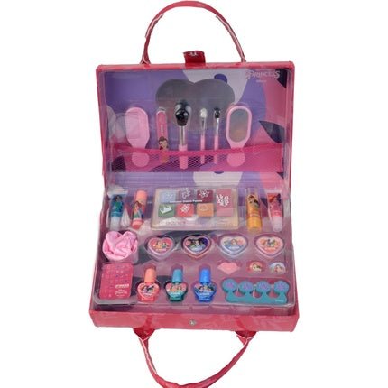 Lip Smacker Disney Princess Weekender Case All - in - One Hard Tote Bag Beauty Essentials 20+ Pieces - Maison des fragrances