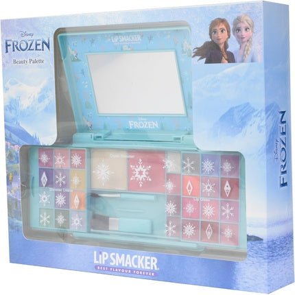 Lip Smacker Frozen Beauty Palette Makeup Gift Set with Lip Glosses, Shimmer Creams, Blush & Bronzer for Kids Princess Look - Includes Accessories and Mirror - Maison des fragrances