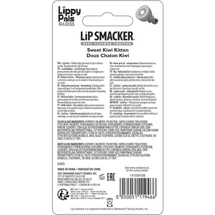 Lip Smacker Lippy Pal Swirl Gloss Collection Kitten Lip Gloss Kiwi Flavour Girls Animal Figures Sweet Kiwi Gel - Maison des fragrances