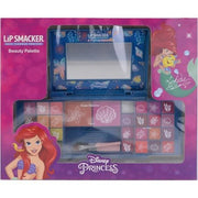 Lip Smacker Princess Ariel Beauty Palette Makeup Gift Set with Lip Glosses, Shimmer Creams, Blush & Bronzer for Kids Princess Look Accessories and Mirror Included - Maison des fragrances