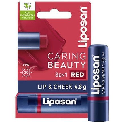 Liposan Caring Beauty Red Moisturizing Lip Balm Spf30 48g - Maison des fragrances