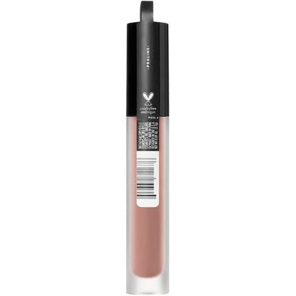 Liquid Matte Lipstick Long Lasting Quick - Drying Smudge - Proof Nourishes Conditions Moisturizes Praline Enriched with Vitamin E 3ml - Maison des fragrances