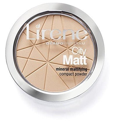 Lirene City Matt Mineral Mattifying Compact Powder 01 Transparent 9g - Maison des fragrances
