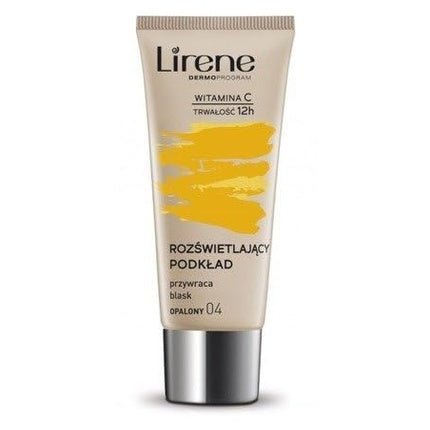 Lirene Illuminating Foundation Restoring Skin Glow 04 Tanned 30ml - Maison des fragrances