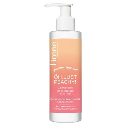 Lirene Oh Just Peachy Micellar Gel For Makeup Removal For Face And Eyes Peach 145ml - Maison des fragrances