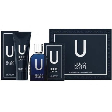 Liu Jo Lovers U Man Gift Set Eau De Toilette 100ml After Shave - Maison des fragrances