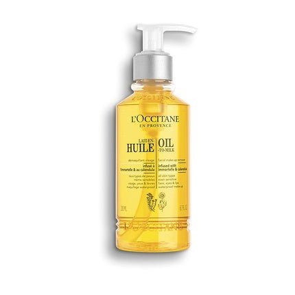 L'Occitane Oil - to - Milk Facial Makeup Remover 6.7 Fl Oz - Maison des fragrances
