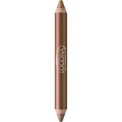 LOGONA Naturkosmetik Double Lip Pencil No. 06 Nut with Anti - Ageing Active Ingredient Complex 4.67g - Maison des fragrances