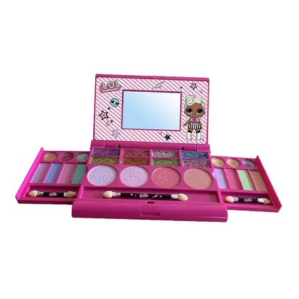 LOL Surprise Lorenay Palette Makeup 8 Shimmering Shadows 21 Color Glosses with Mirror and Brushes - One Size - Maison des fragrances