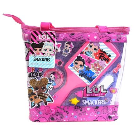 L.O.L. Surprise Tote Bag Makeup Set for Kids - Trendy and Colorful Bag with Makeup for Girls, Hair Ties, Rings, and Other Accessories - Maison des fragrances