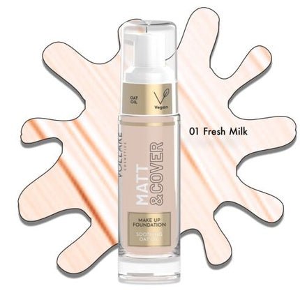 Long - Lasting 24h Vegan Natural Liquid Foundation with Pump - Maison des fragrances
