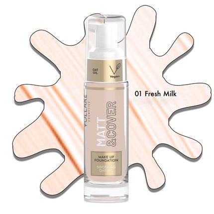 Long - Lasting 24h Vegan Natural Liquid Foundation with Pump - Maison des fragrances