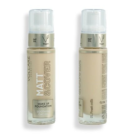 Long - Lasting 24h Vegan Natural Liquid Foundation with Pump - Maison des fragrances