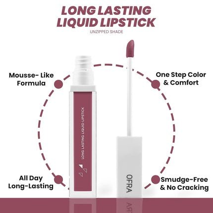 Long Lasting Liquid Lipstick - Unzipped - Maison des fragrances