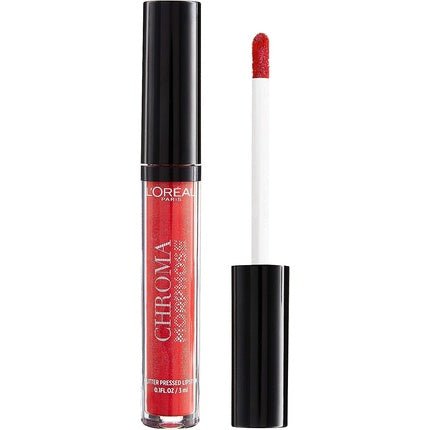 L'Oreal Chroma Morphose Glitter Pressed Lipstick Vamp Queen 01 - Maison des fragrances