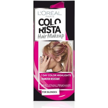 L'Oreal Colorista Hair Makeup Temporary Hair Color MillennialPinkHair 30ml. - Maison des fragrances