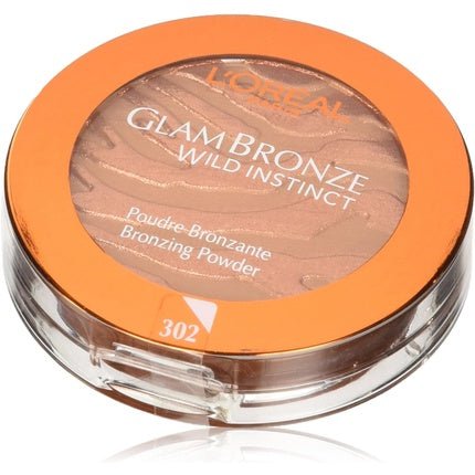 L'Oreal Glam Bronze Medium Walk on The Wild Side Instinct Bronzing Powder 7.5g No. 302 - Maison des fragrances