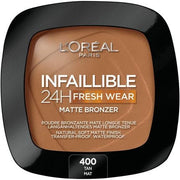 L'Oréal Infaillible 24h Fresh Wear Matte Bronzer Shade 400 Tan Doré - Maison des fragrances