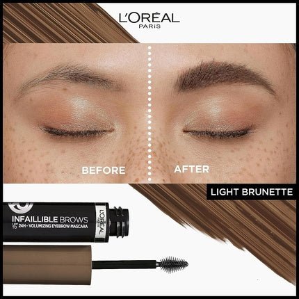 L'Oreal Infaillible Brows Eyebrow Gel 5.0 Light Brunette 4.4ml - Maison des fragrances