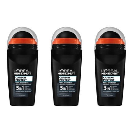 L'Oréal L'Oreal Expert Deo Rollon Carbon Protect Déodorant (Déo) Homme 50ml - Maison des fragrances