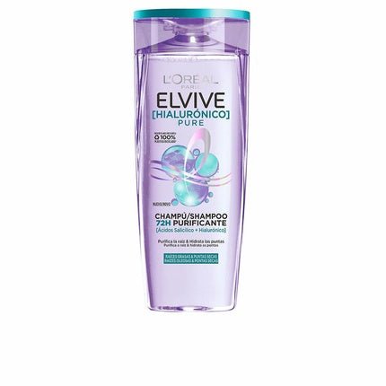 L'Oreal Make Up Elvive Hyaluron Pure Shampoo 380ml - Maison des fragrances