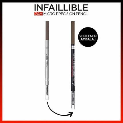 L'Oreal Paris Brow Artist Skinny Definer Precision Retractable Brow Pencil 7.0 Blonde 100g - Maison des fragrances